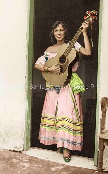Maria De La Musica, 1930's, Santa Barbara, CA. - FS06