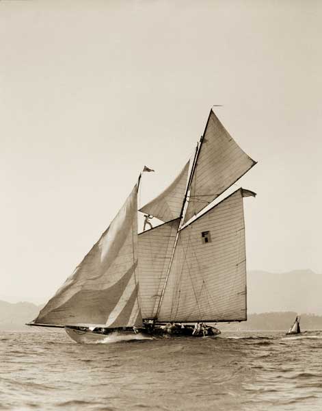 Schooner Diablo off Santa Barbara Coast, c.1920’s | BS07