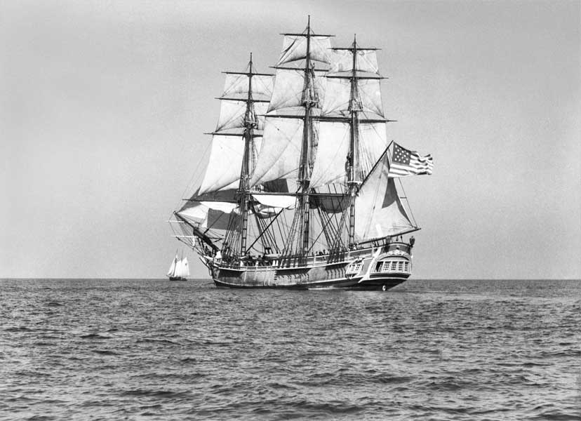 HMS Bounty Full sail, Santa Barbara, CA. | BS21