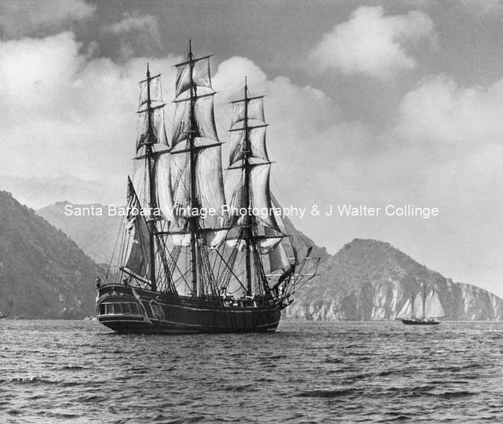 HMS Bounty c. 1935, Channel Islands, CA. | BS26