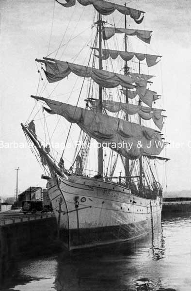 Pacific Queen, during Mutiny on the Bounty filming c.1935 San Pedro, CA. | BS27