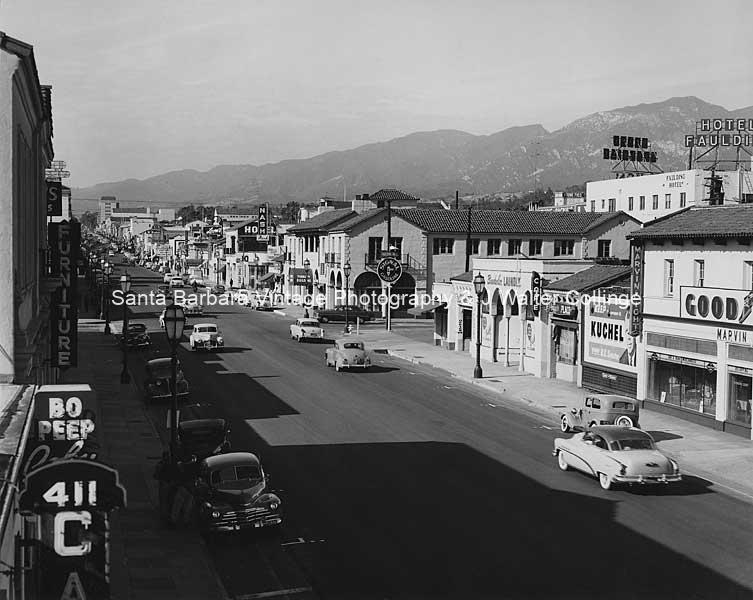 State St. below Haley, Santa Barbara, CA | GS34