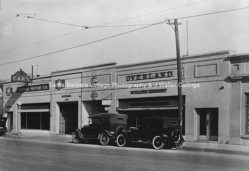 Spoor Motor Co. & Overland, 406 -410 State St. Santa Barbara, CA | GS52