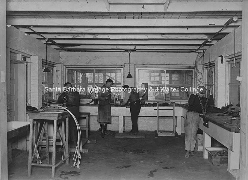 Loughead Workshop , c1917 Santa Barbara Ca - FA19