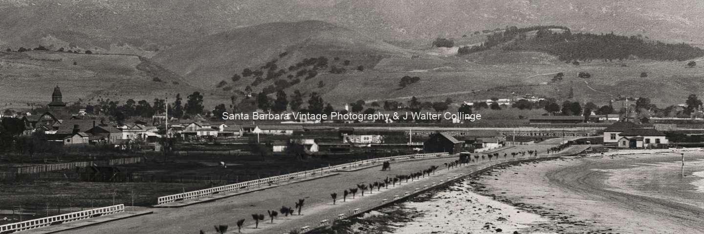West Boulevard 1st Palms & Pavillion, Santa Barbara c.1895 - SB17 P