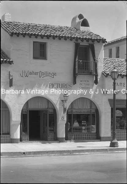 J W Collinge Studio c.1928 – 8 E Carrillo, Santa Barbara CA – SB43